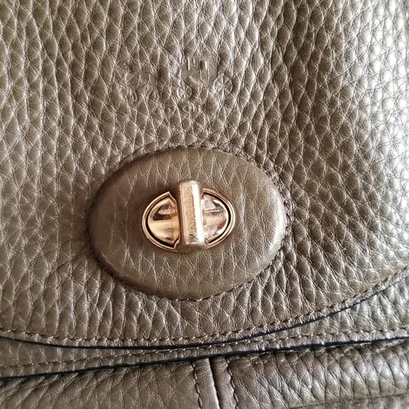 Olive Green Coach Satchel - Picture 10 of 11